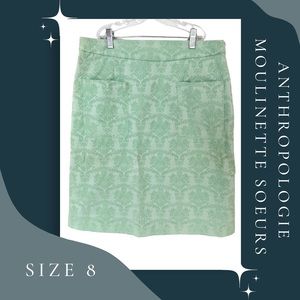 Anthropologie mint pencil skirt size 8